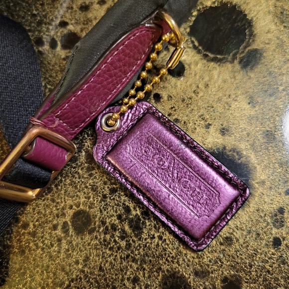 Coach Jes Berry Multi Pebbled Leather Small Backpack Varsity Stripe F89167 - Picture 6 of 16